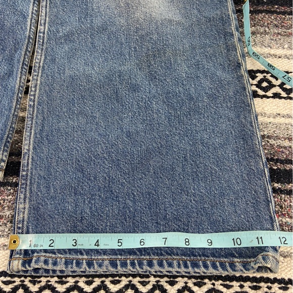 NWOT Sample Good American Good Ease Quartz Blue Wide Leg High Rise Jeans 4/27 - Picture 10 of 13